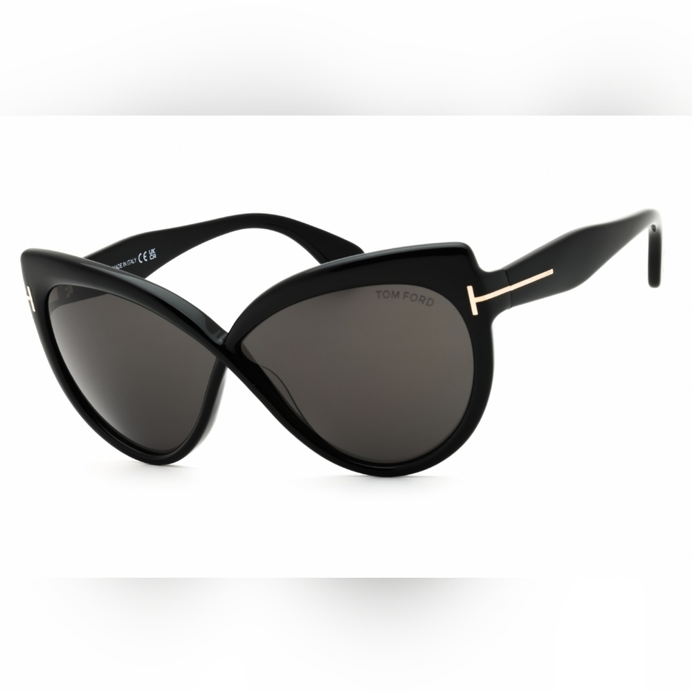 Tom Ford FT1196,  Elegant Black Sunglasses, Size65X05X140.